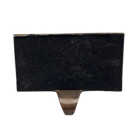 Santa Train Christmas Stocking Holders Hangers Mantle Black Metal Set Of 4 - Picture 13 of 13